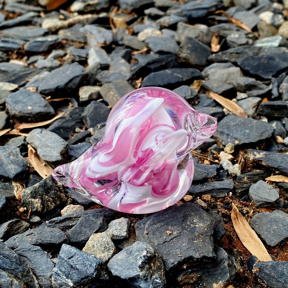 Handmade glass bird